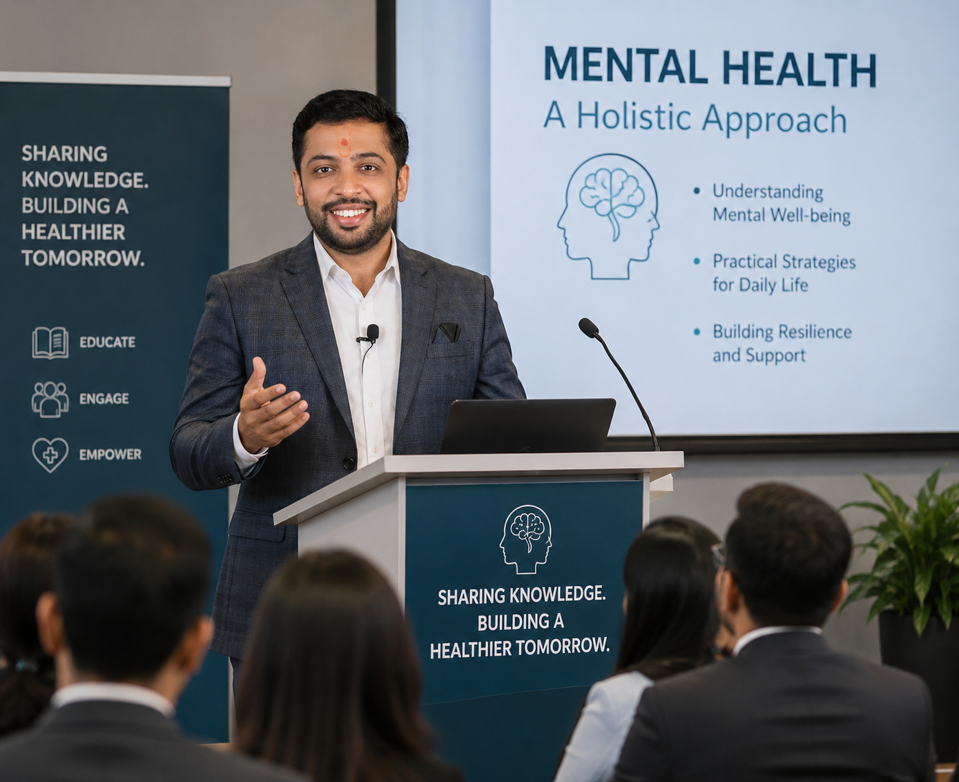 Dr. Virensinh Solanki speaking at academic seminar